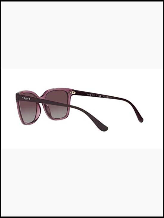 Acetate Full Rim Rectangular Sunglasses with Polarized Gradient Lenses